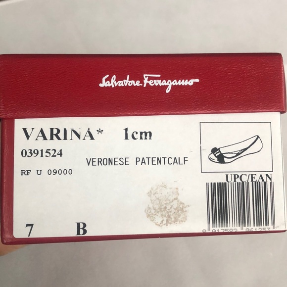 Salvatore Ferragamo Varina Veronese patent flats 7 - Picture 8 of 8